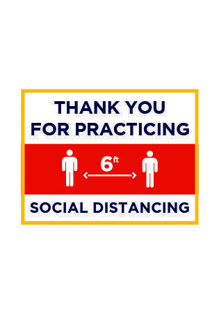 Thank You for Practicing Social Distancing