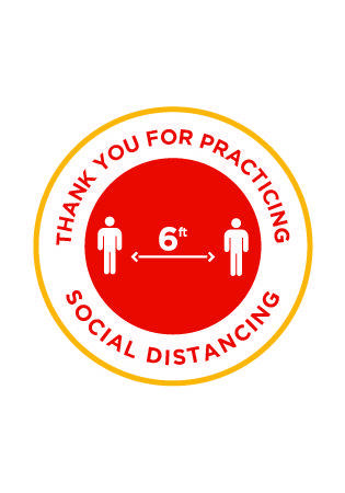 Thank you for practicing Social distancing
