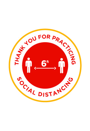 Thank you for practicing Social distancing