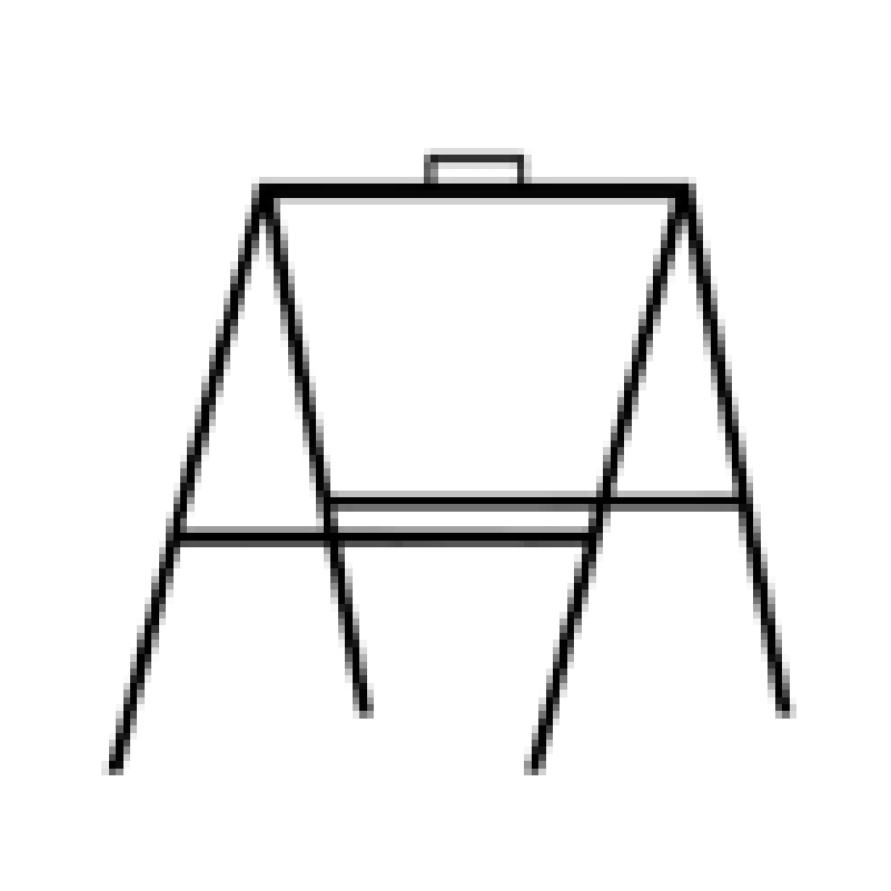 Folding Open House Frame